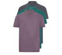 BadRhino Big & Tall 3 Pack & Plum Purple Polo Shirts - Men's - Plus Size Curve