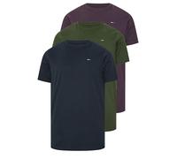 BadRhino Big & Tall 3 Pack Purple, Navy Blue & Green Core T-Shirts - Men's - Plus Size Curve