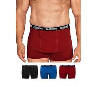 BadRhino Big & Tall 3 Pack/Red/Blue Boxers - Men's - Plus Size Curve