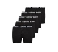 BadRhino Big & Tall 5 Pack Black Button Up Loose Fit Boxers - Men's - Plus Size Curve