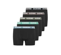 BadRhino Big & Tall 5 Pack Black Waistband Boxers - Men's - Plus Size Curve