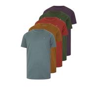BadRhino Big & Tall 5 Pack/Blue/Red/Green/Purple Extra Long Core T-Shirts - Men's - Plus Size Curve