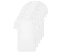 BadRhino Big & Tall 5 Pack Extra Long Core T-Shirts - Men's - Plus Size Curve White
