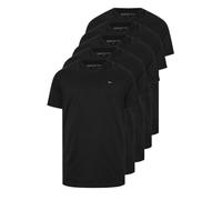 BadRhino Big & Tall 5 Pack V-Neck T-Shirts - Men's - Plus Size Curve Black