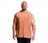 BadRhino Big & Tall Acid Wash Tiger Vest - Men's - Plus Size Curve