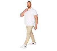 BadRhino Big & Tall Beige Stretch Combat Cargo Trousers - Men's - Plus Size Curve