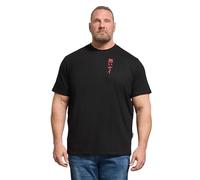 BadRhino Big & Tall Black Rhino Japanese Graphic T-Shirt - Men's - Plus Size Curve