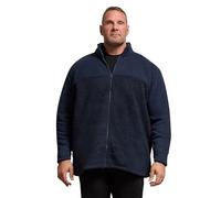 BadRhino Big & Tall Blue Borg Fleece Jacket - Men's - Plus Size Curve