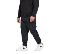 BadRhino Big & Tall Blue Elasticated Waist Cuffed Cargo Trousers - Men's - Plus Size Curve