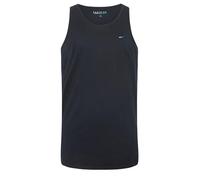 BadRhino Big & Tall Blue Extra Long Plain Vest Top - Men's - Plus Size Curve