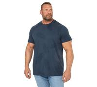 BadRhino Big & Tall Blue Leaf Print T-Shirt - Men's - Plus Size Curve