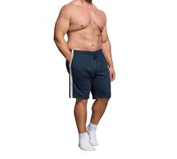 BadRhino Big & Tall Blue Lightweight Lounge Shorts - Men's - Plus Size Curve