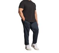 BadRhino Big & Tall Blue Premium Cuffed Joggers - Men's - Plus Size Curve