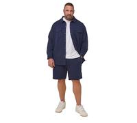 BadRhino Big & Tall Blue Textured Jersey Shorts - Men's - Plus Size Curve