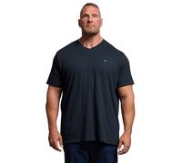 BadRhino Big & Tall Blue V-Neck T-Shirt - Men's - Plus Size Curve