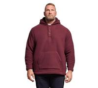 BadRhino Big & Tall Borg Lined Fleece - Men's - Plus Size Curve Burgundy