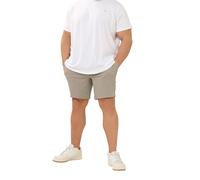 BadRhino Big & Tall Brown Stretch Chino Shorts - Men's - Plus Size Curve