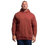 BadRhino Big & Tall Burnt Hoodie - Men's - Plus Size Curve Red