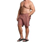 BadRhino Big & Tall Burnt Swim Shorts - Men's - Plus Size Curve