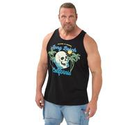BadRhino Big & Tall 'California' Skull Vest - Men's - Plus Size Curve