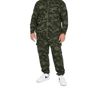 BadRhino Big & Tall Camo Print Cargo Joggers - Men's - Plus Size Curve