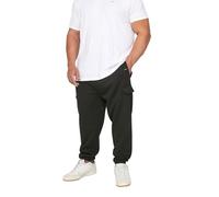 BadRhino Big & Tall Cargo Joggers - Men's - Plus Size Curve Black