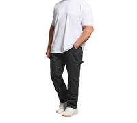 BadRhino Big & Tall Carpenter Jeans - Men's - Plus Size Curve Black