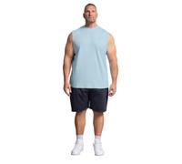 BadRhino Big & Tall Chambray Blue Muscle Vest - Men's - Plus Size Curve