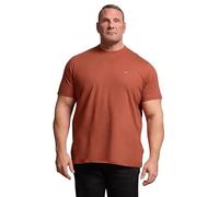 BadRhino Big & Tall Clay Orange Extra Long Core T-Shirt - Men's - Plus Size Curve