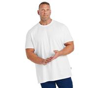 BadRhino Big & Tall Core Essential Everyday Tee Crew Neck Short Sleeve T-Shirt Top - Men's Longer Length 100% Cotton - M to 8XL