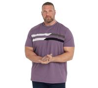 BadRhino Big & Tall Cut & Sew T-Shirt - Men's - Plus Size Curve Purple