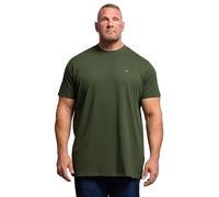 BadRhino Big & Tall Dark Green Extra Long Core T-Shirt - Men's - Plus Size Curve