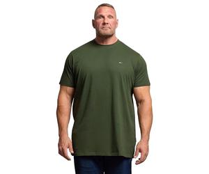 BadRhino Big & Tall Dark Green Extra Long Core T-Shirt - Men's - Plus Size Curve