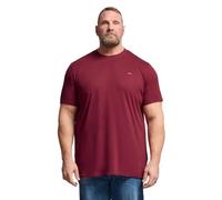BadRhino Big & Tall Dark Red Extra Long Core T-Shirt - Men's - Plus Size Curve