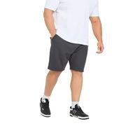 BadRhino Big & Tall Diamond Quilted Shorts - Men's - Plus Size Curve Grey