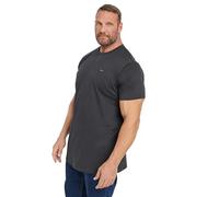 BadRhino Big & Tall Ebony Grey Extra Long Core T-Shirt - Men's - Plus Size Curve