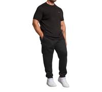 BadRhino Big & Tall Essential Cargo Joggers - Men's - Plus Size Curve Black