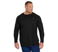 BadRhino Big & Tall Extra Long Core Long Sleeve T-Shirt - Men's - Plus Size Curve Black