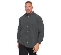BadRhino Big & Tall Geometric Print Party Shirt - Men's - Plus Size Curve Black