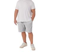 BadRhino Big & Tall Grey Marl Essential Jogger Shorts - Men's - Plus Size Curve