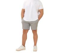 BadRhino Big &Tall Grey Stretch Chino Shorts - Men's - Plus Size Curve