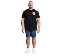 BadRhino Big & Tall Japanese Animal Graphic T-Shirt - Men's - Plus Size Curve Black