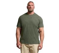 BadRhino Big & Tall Khaki Acid Wash T-Shirt - Men's - Plus Size Curve