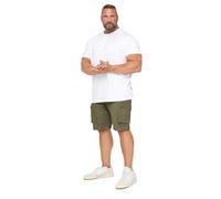 BadRhino Big & Tall Khaki Stretch Cargo Shorts - Men's - Plus Size Curve