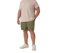 BadRhino Big & Tall Khaki Stretch Elasticated Waist Chino Shorts - Men's - Plus Size Curve