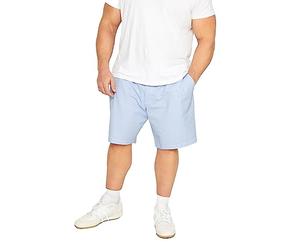 Badrhino Big & Tall Light Stripe Chino Shorts - Men's - Plus Size Curve