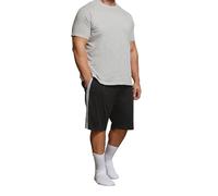 BadRhino Big & Tall Lightweight Lounge Shorts - Men's - Plus Size Curve Black