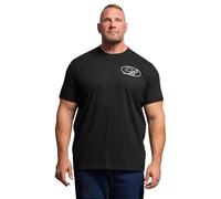 BadRhino Big & Tall Logo Back Print T-Shirt - Men's - Plus Size Curve Black