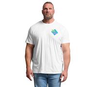 BadRhino Big & Tall 'Malibu' Graphic T-Shirt - Men's - Plus Size Curve White