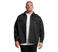 BadRhino Big & Tall Military Zip Through Overshirt - Men's - Plus Size Curve